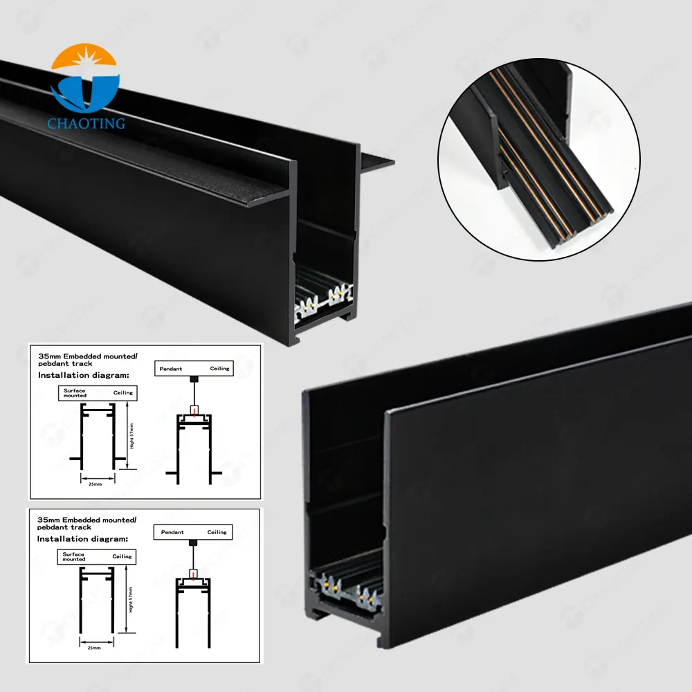 Aluminum Magnetic LED Track Spotlight 8-30W