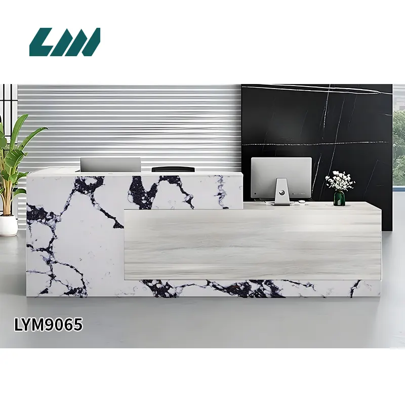 White And Black Jade Engineered Quartz Slab