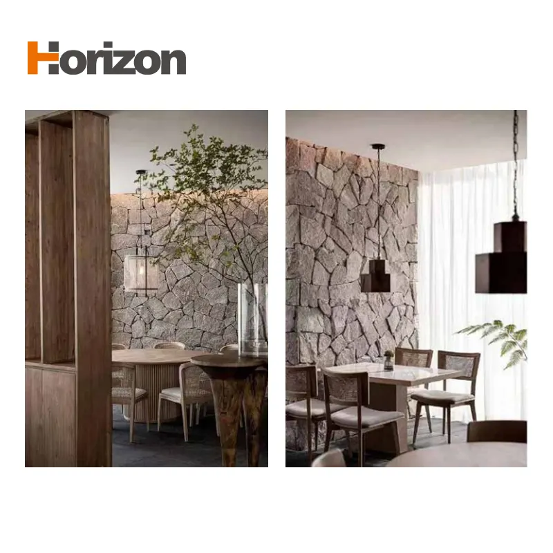 PU Stone-Look Wall Panel For Interior And Exterior Wall Cladding