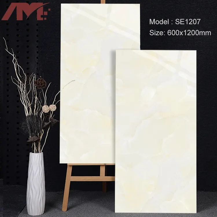 Marble-Look Blue Polished Porcelain Wall And Floor Tile 120x60