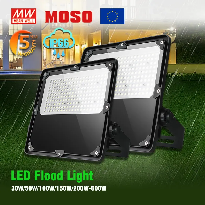 Aluminum LED Floodlight 600W/30-500W IP65 product sample