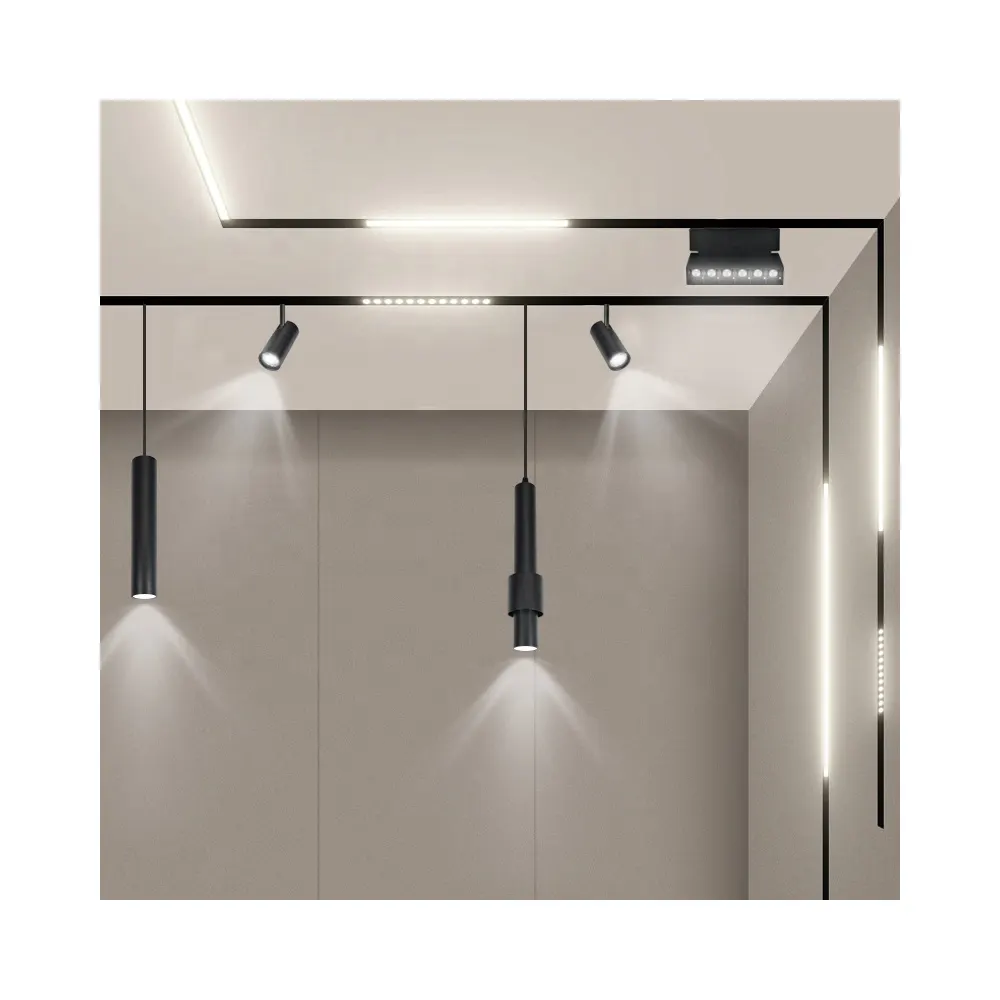 Dimmable TRIAC Recessed Magnetic LED Track Spotlight 6-40W 48V product sample