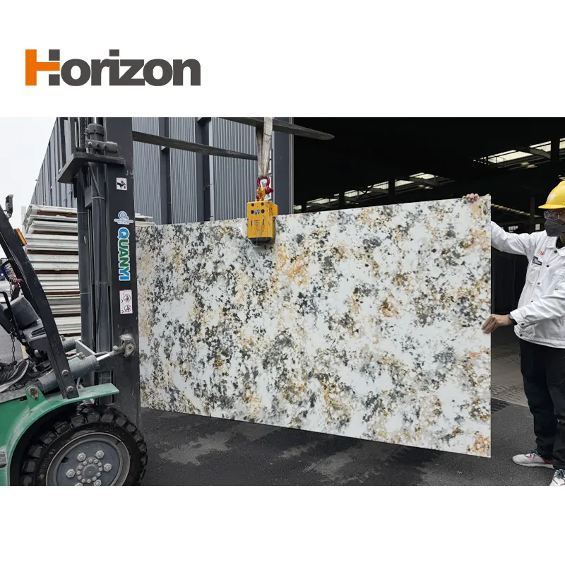 Polished Engineered Quartz Slab 3200x1600mm