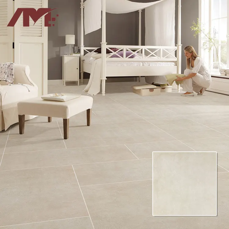 Stone-Look Gray Porcelain Floor Tile 100x100cm