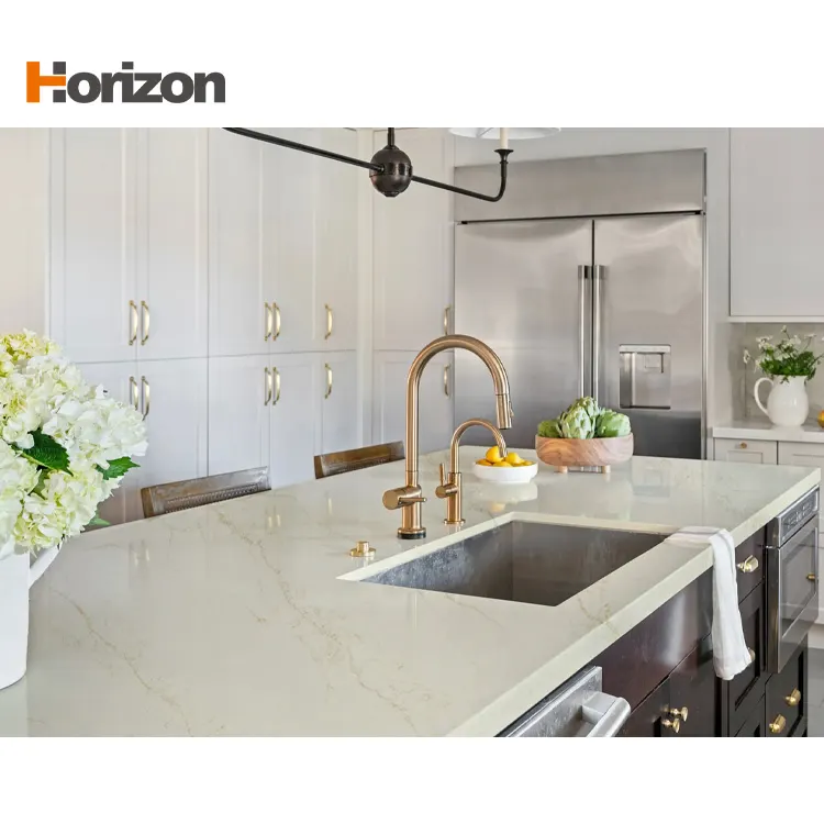 White Engineered Quartz Slab 3200x1600mm