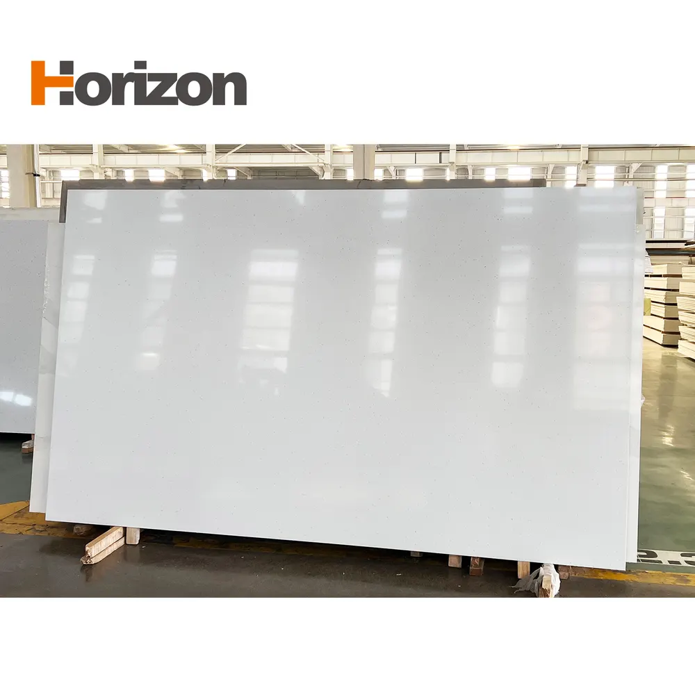 White Engineered Quartz Slab 3200x1600mm