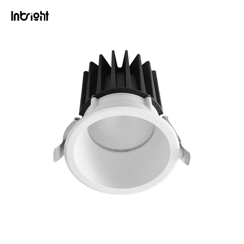 Anti-Glare Recessed Aluminum COB LED Downlight 8-28W IP65