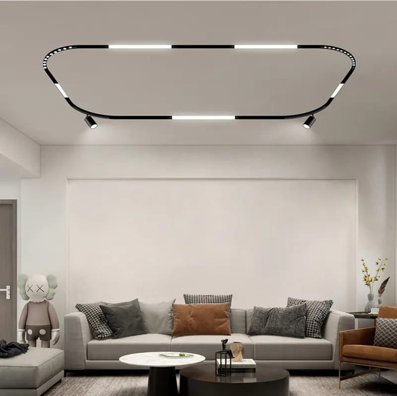 Aluminum Magnetic LED Track Lighting System 6-16W 48V