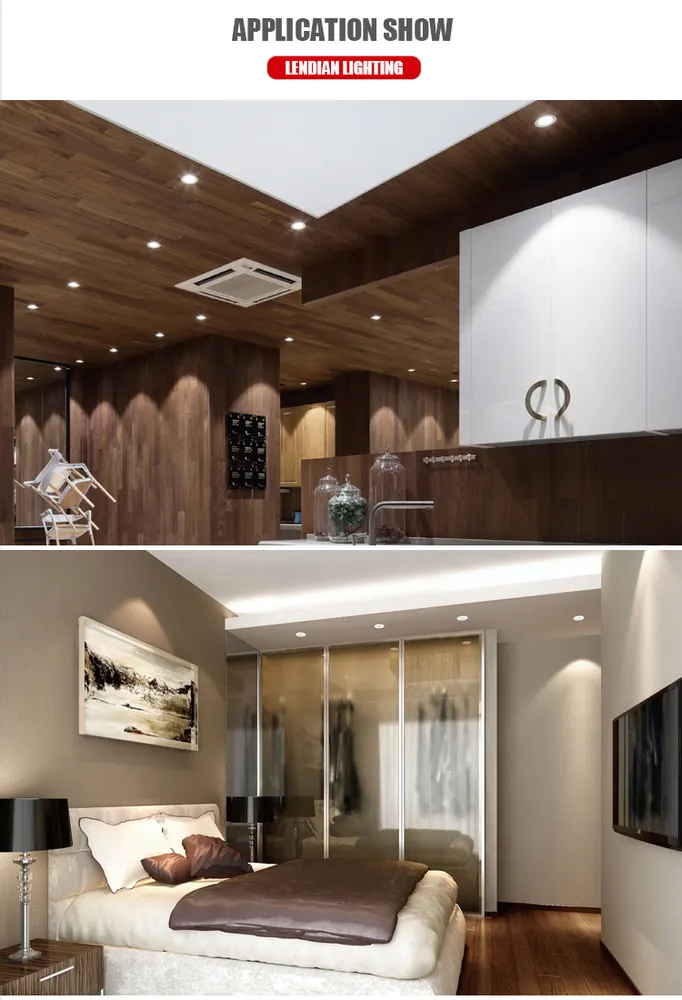 Adjustable Recessed Aluminum LED Downlight 3-40W