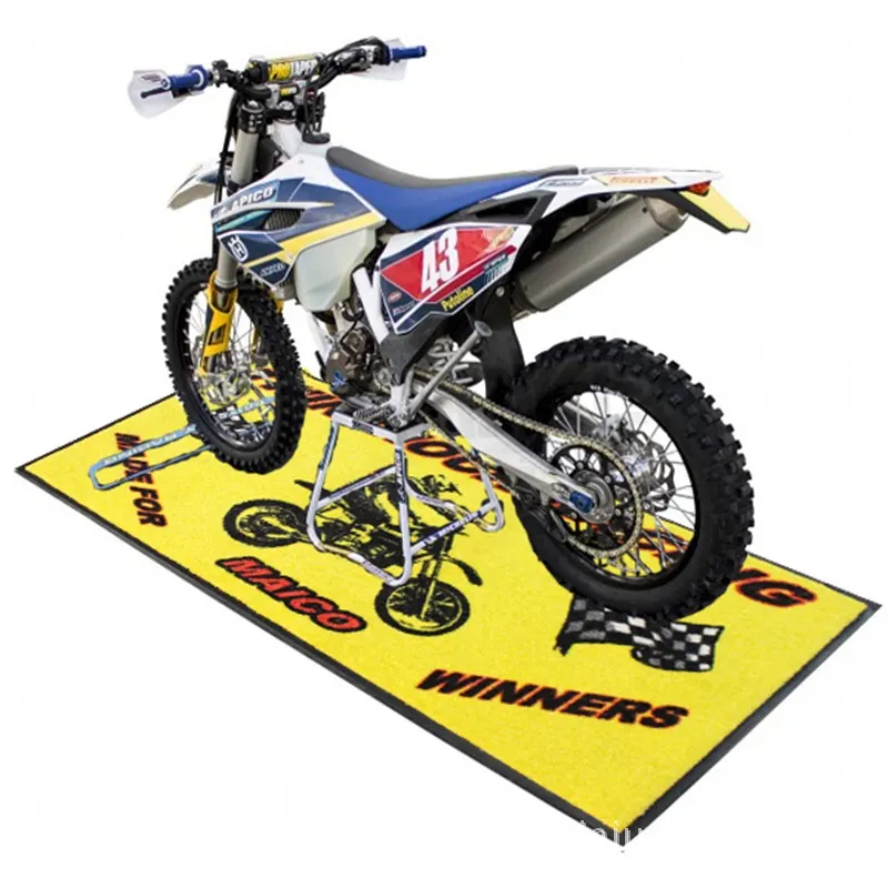 Custom Logo Rubber-Backed Garage Floor Mat 3-7mm Thick