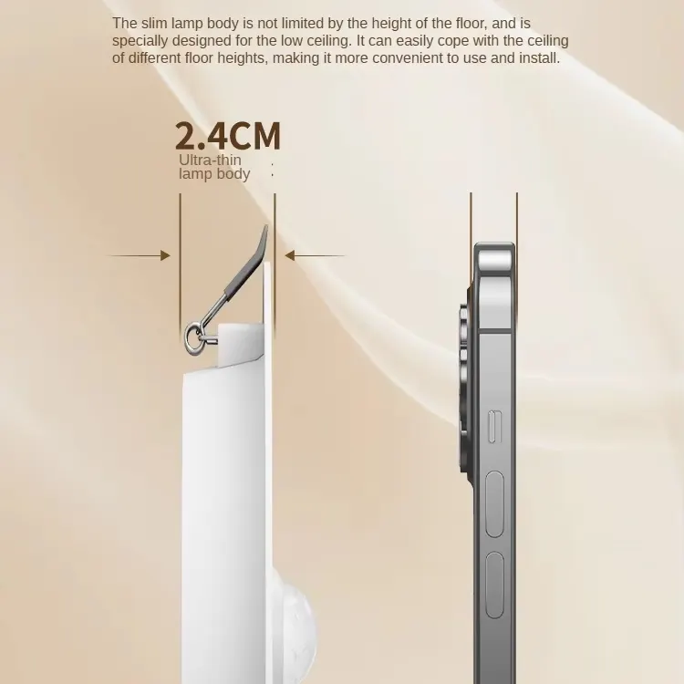 Motion-Sensor Voice-Controlled Smart Surface-Mounted LED Downlight 5-12W