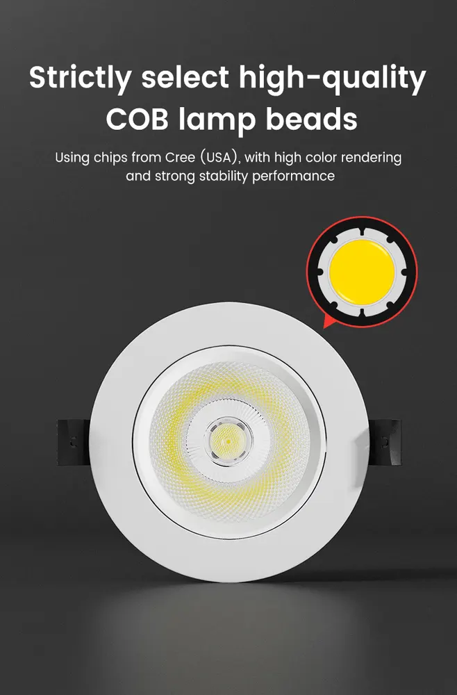 Surface-Mounted Aluminum LED Downlight 7-30W