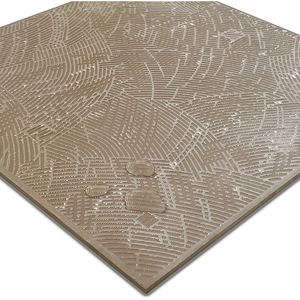 Stone-Look Polished Porcelain Floor Tile 600x600mm