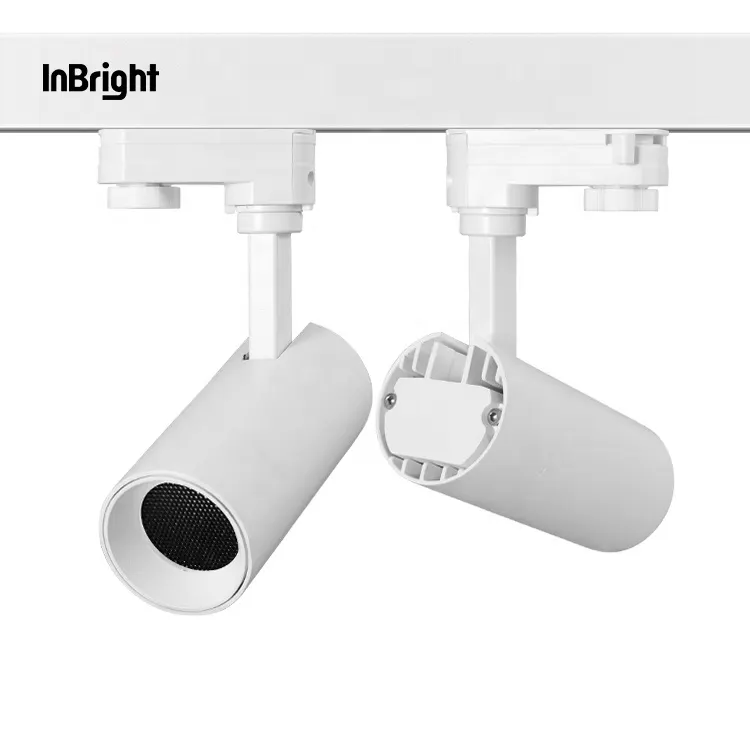 Dimmable DALI Aluminum COB LED Track Spotlight 12-36W
