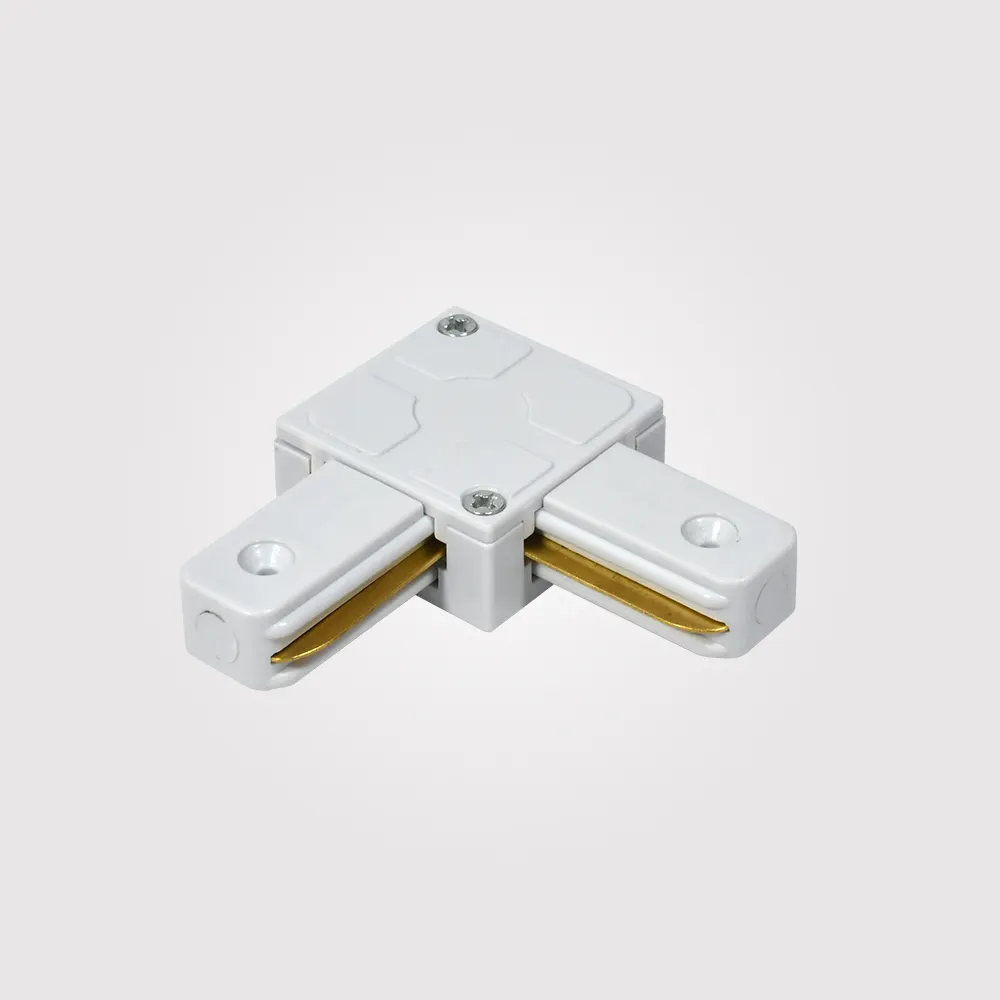 Aluminum T-Connector for Track Lighting White
