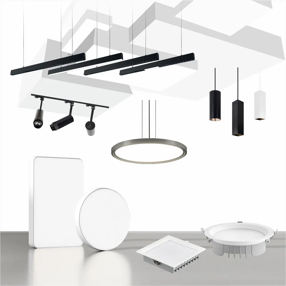 Recessed Aluminum Magnetic Linear LED Track Light 3-100W product sample