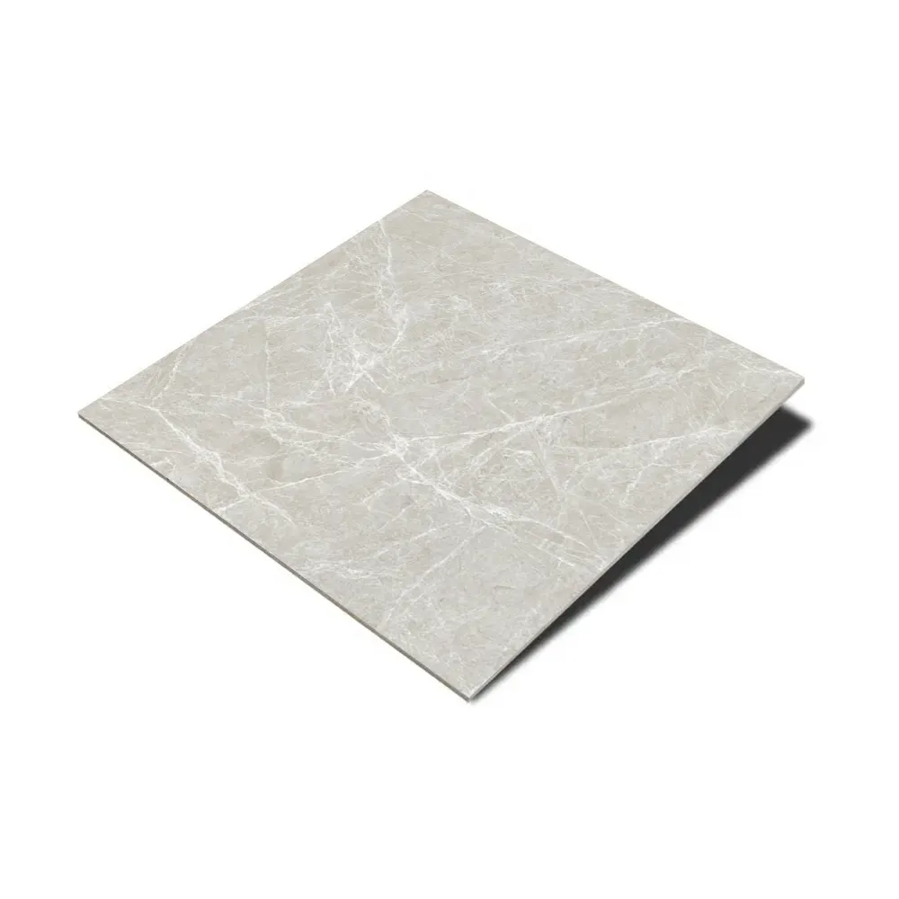 Non-Slip Stone-Look Glossy Porcelain Floor Tile 600x600mm