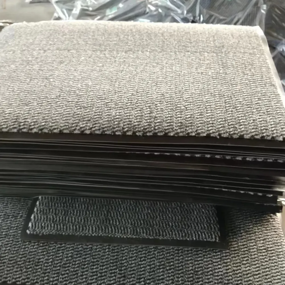 Non-Slip Cut-Pile PVC Entrance Door Mat With PVC Backing