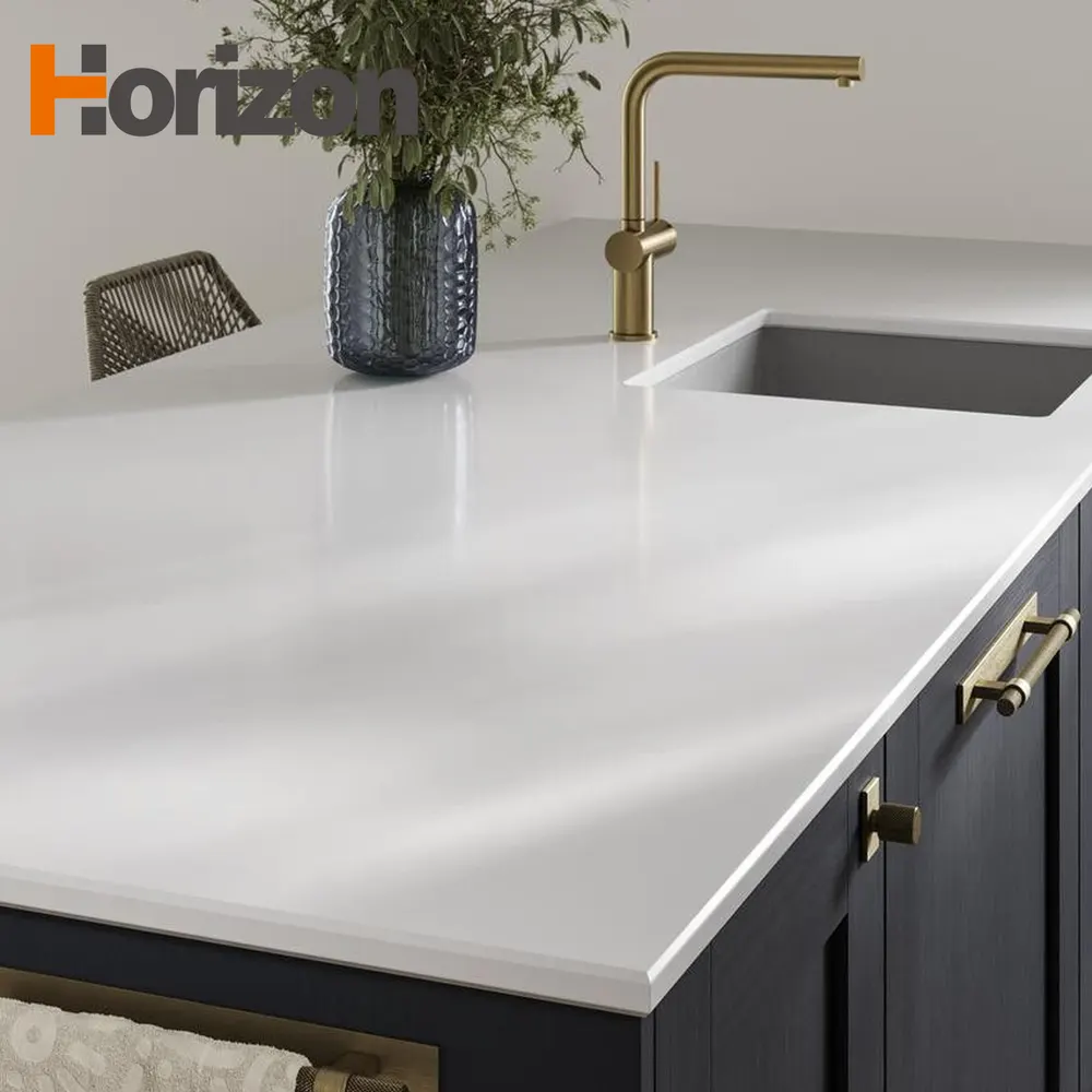 White Engineered Quartz Slab 3200x1600mm