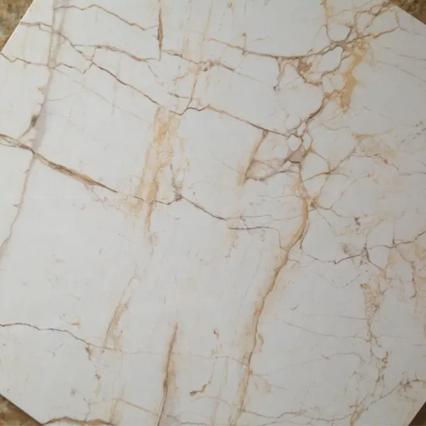 Marble-Look Porcelain Floor Tile 600x600mm