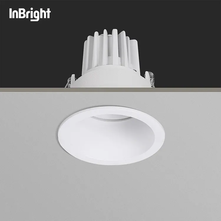 Anti-Glare Adjustable Dimmable Recessed LED Downlight 8W IP65
