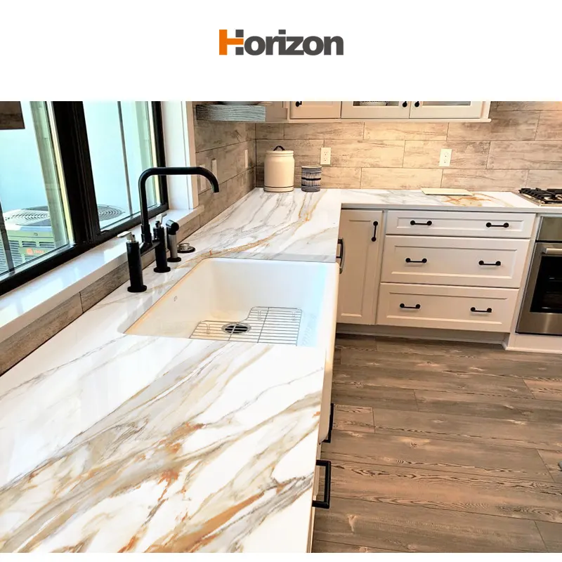 Marble-Look Sintered Stone Slab 3200x1600mm