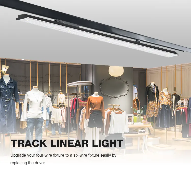 Dimmable Aluminum Linear LED Track Light 20-40W product sample