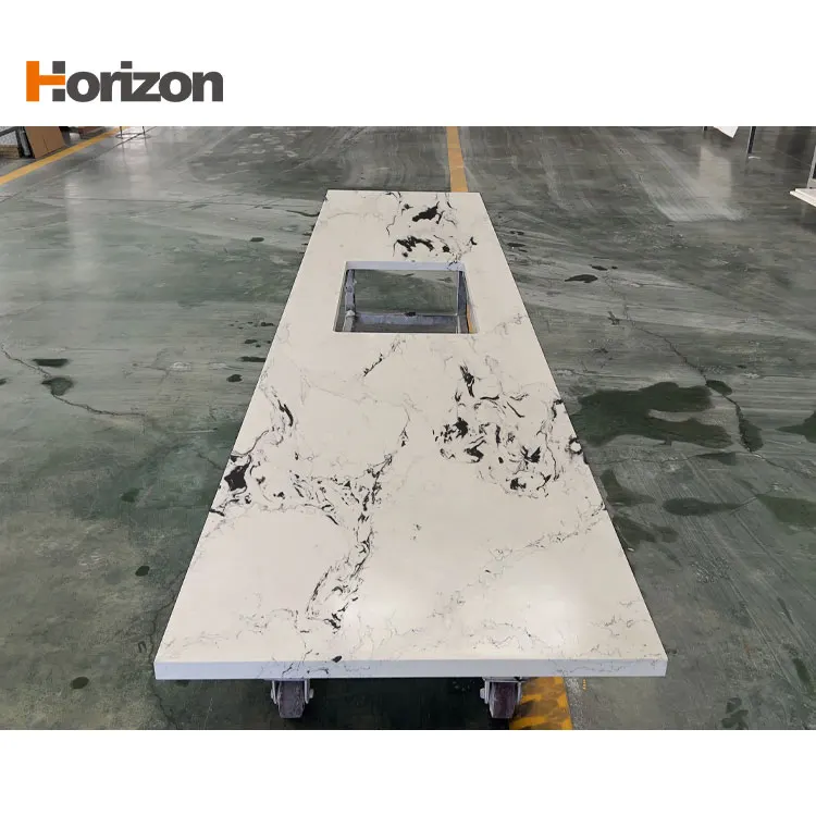 White Engineered Quartz Slab 3200x1600mm