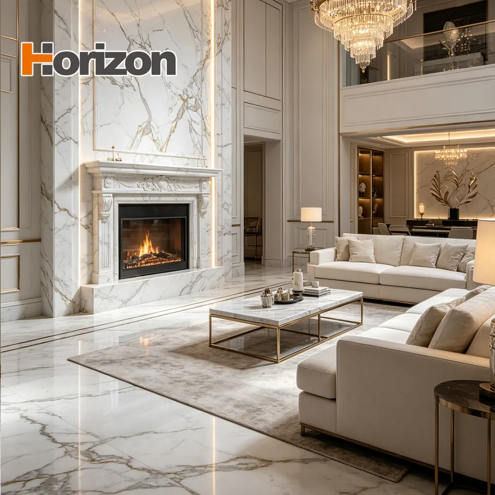 Polished Engineered Quartz Slab