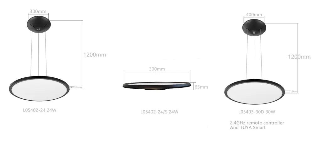 Slim Aluminum LED Panel Light 55x15x15 24-96W
