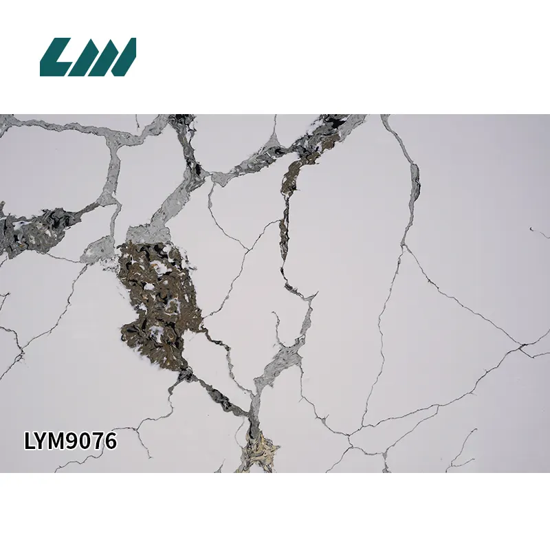 Jade-Look Polished Engineered Quartz Slab 3200x1600mm
