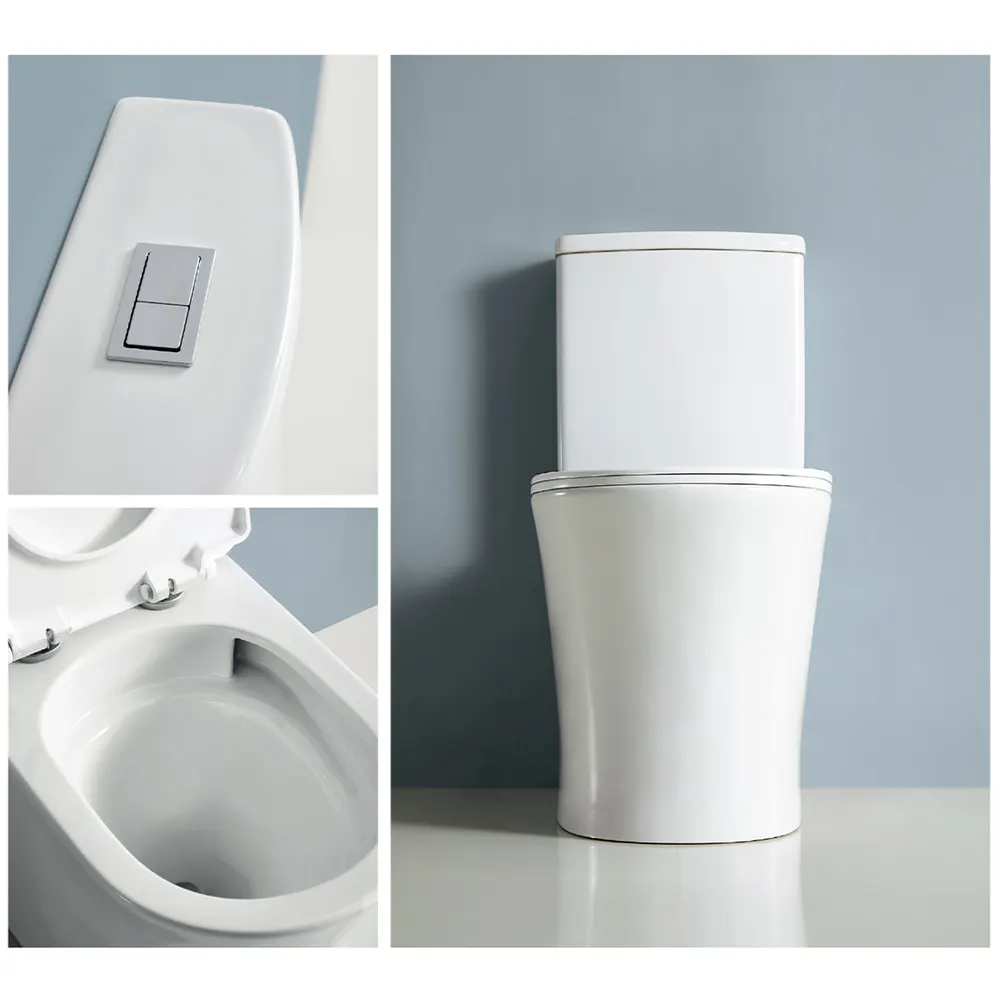 Dual-Flush Two-Piece Ceramic Toilet