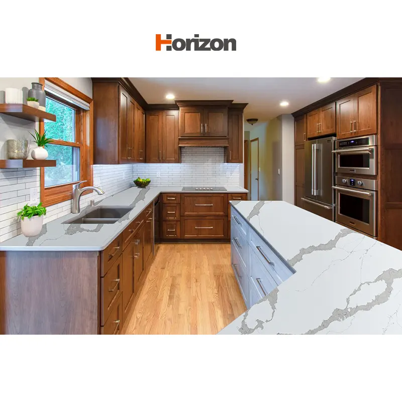 White Engineered Quartz Slab 3200x1600mm