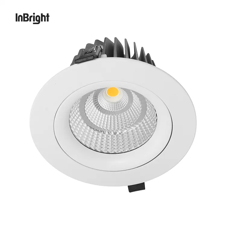 Anti-Glare Adjustable Dimmable DALI COB LED Downlight 5-30W