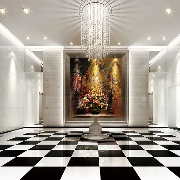 Calacatta White Porcelain Floor Tile 600x600mm