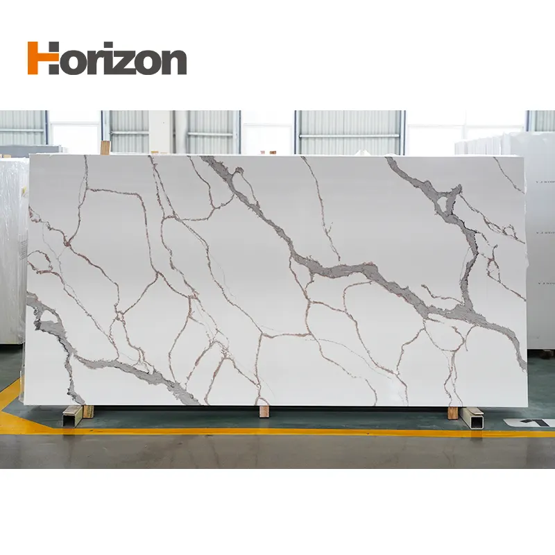White Engineered Quartz Slab 3200x1600mm