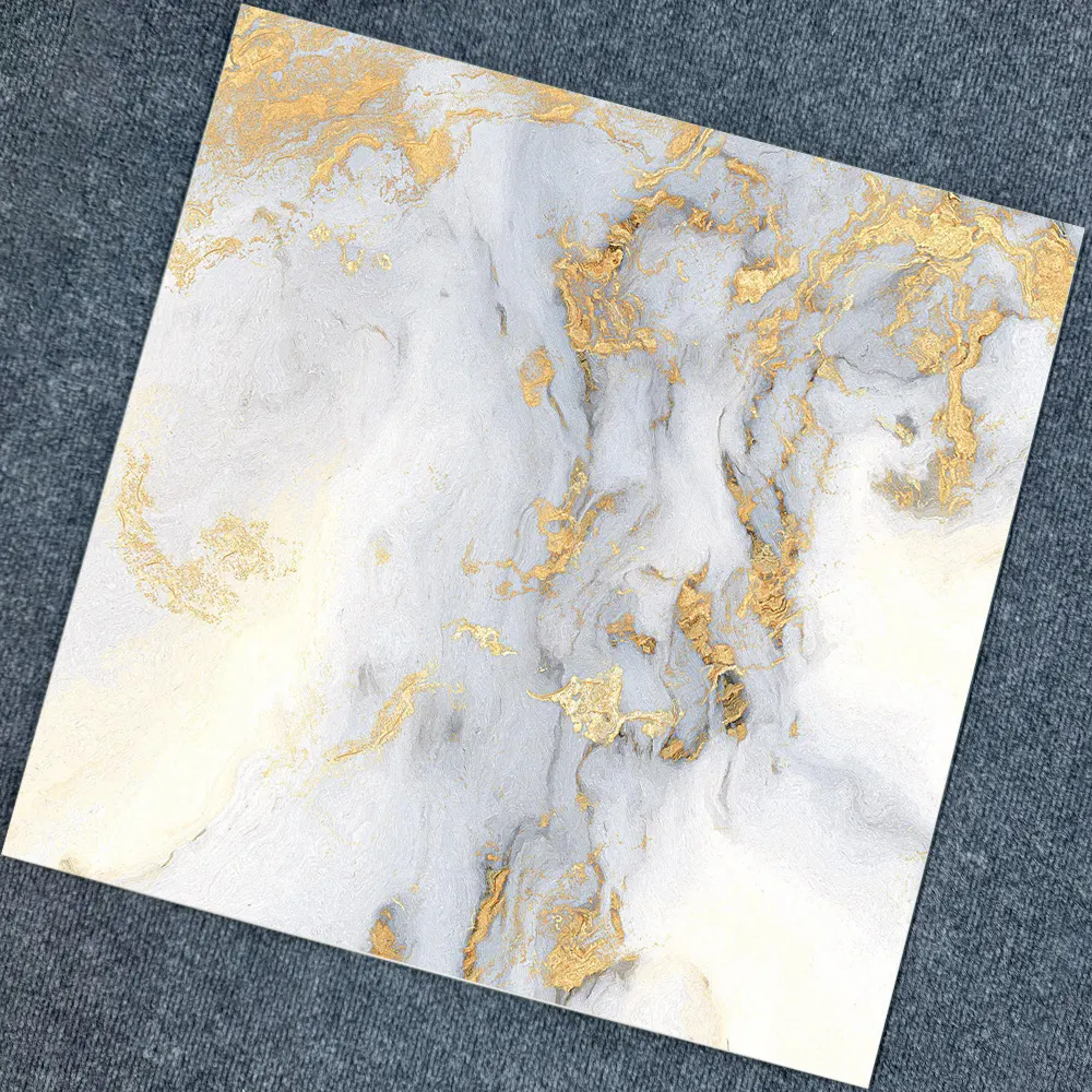 Stone-Look Polished Porcelain Wall And Floor Tile 600x600mm