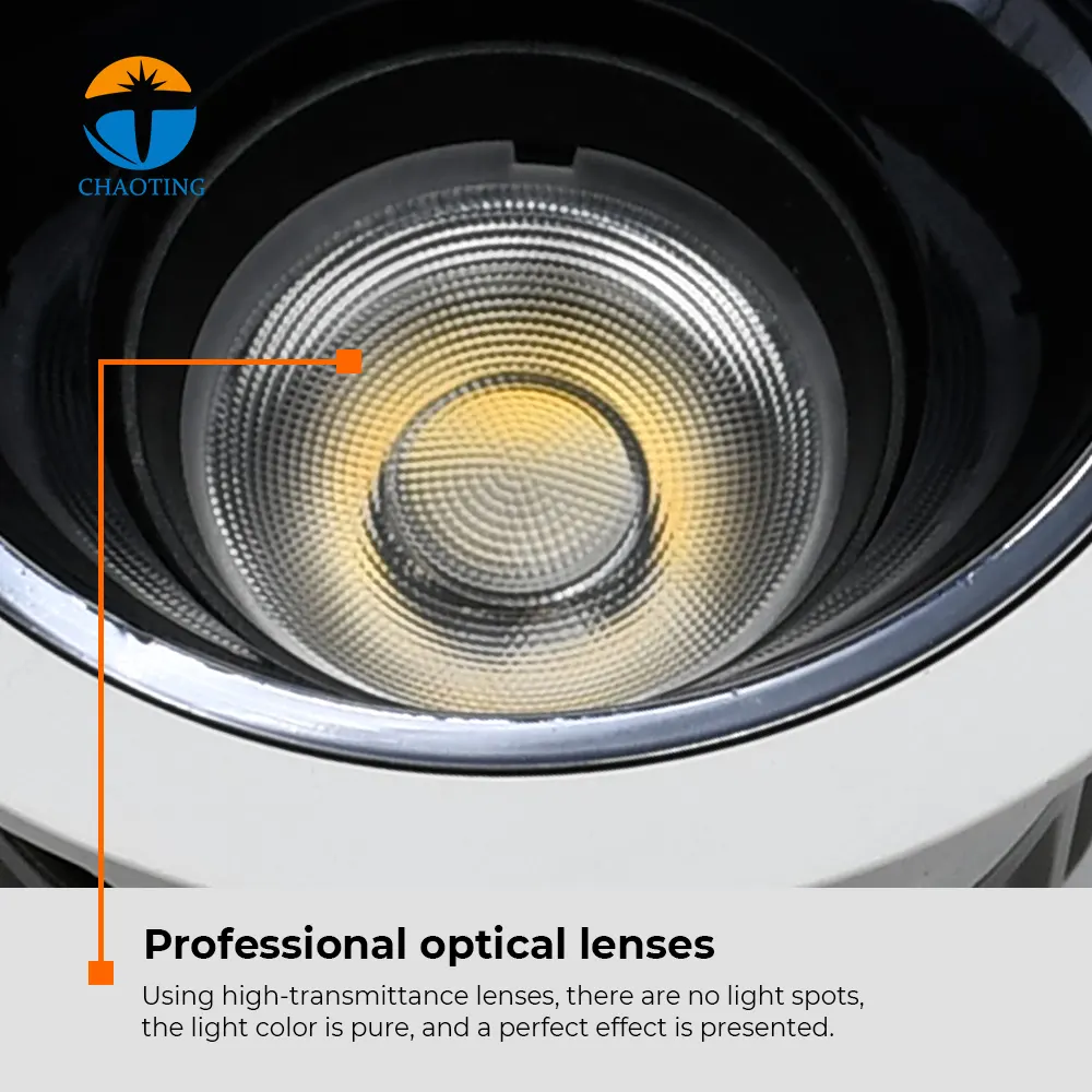 Anti-Glare Recessed Aluminum LED Downlight 7-20W