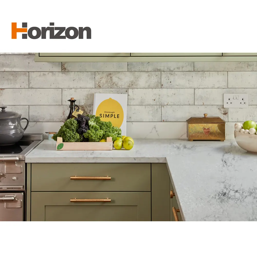 Jade-Look Engineered Quartz Slab 3200x1600mm