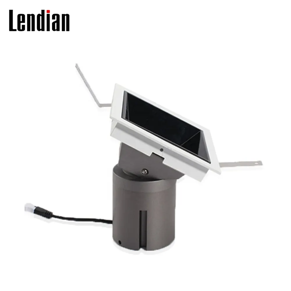 Adjustable Smart Recessed Square COB LED Downlight 9-40W