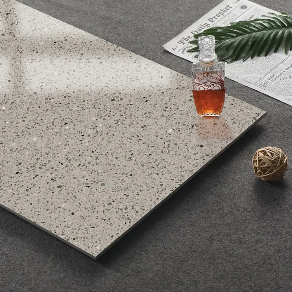 Non-Slip Terrazzo-Look Porcelain Floor Tile 600x1200mm