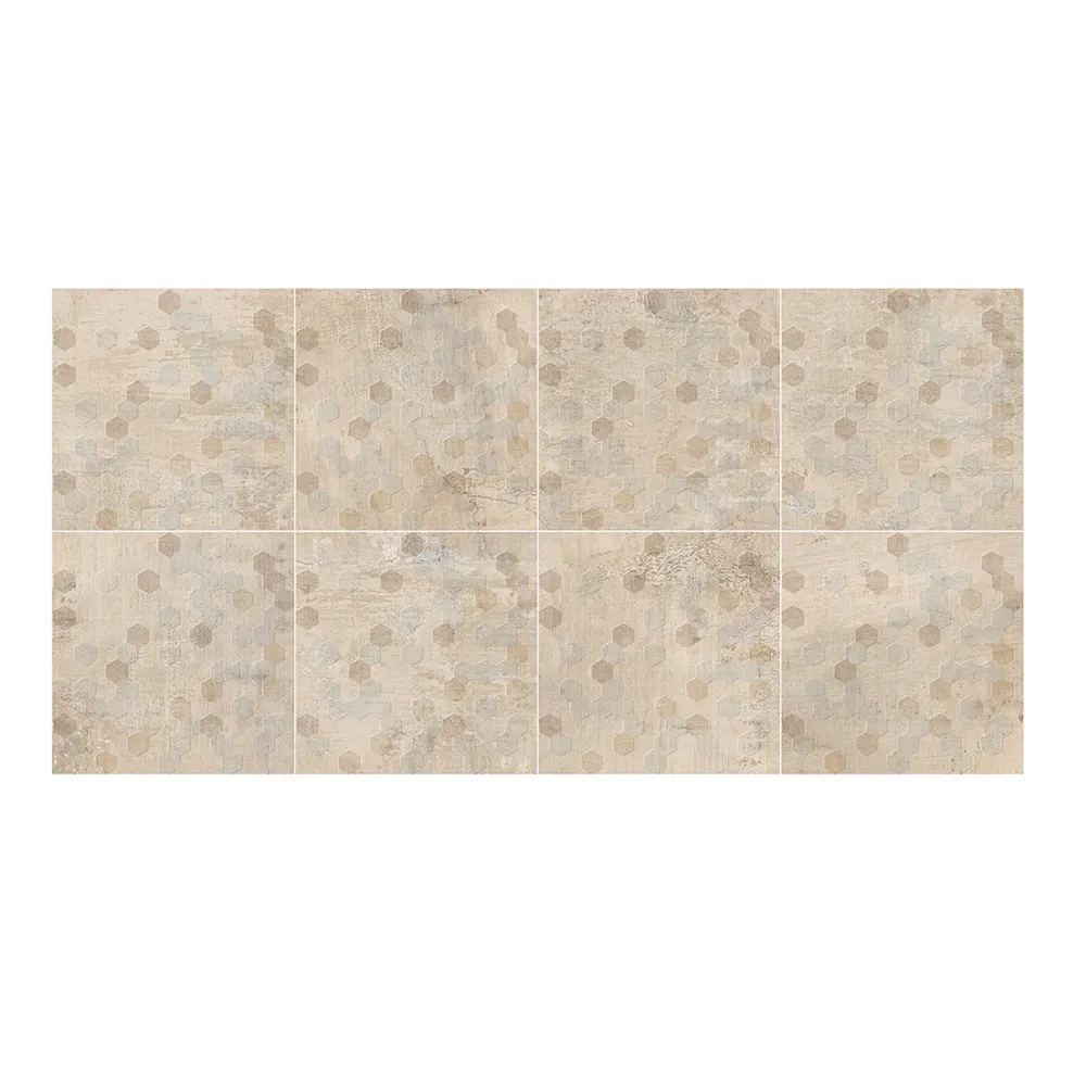 Non-Slip Wood-Look Porcelain Wall And Floor Tile 600x600mm