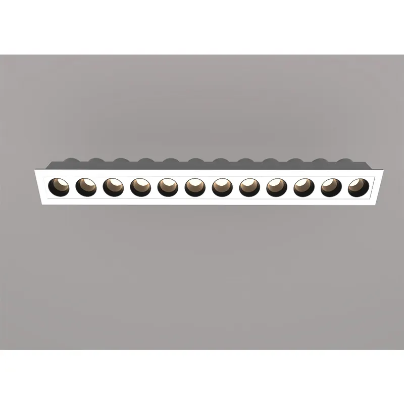 Trimless Recessed Aluminum LED Grille Spotlight 20W