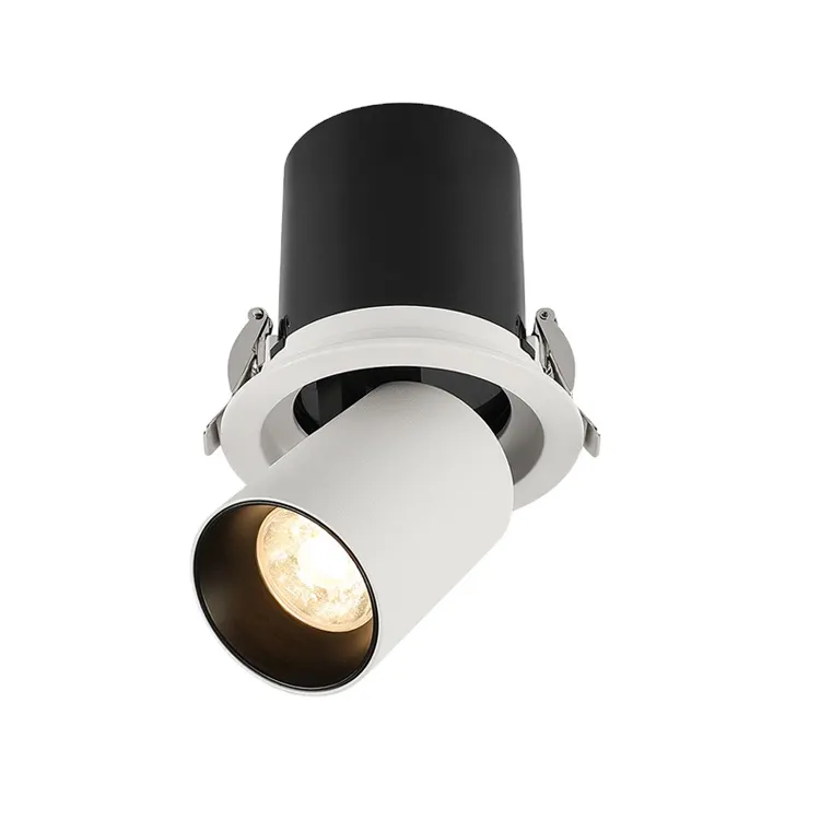 Anti-Glare Rotatable Dimmable Recessed COB LED Downlight 7-35W
