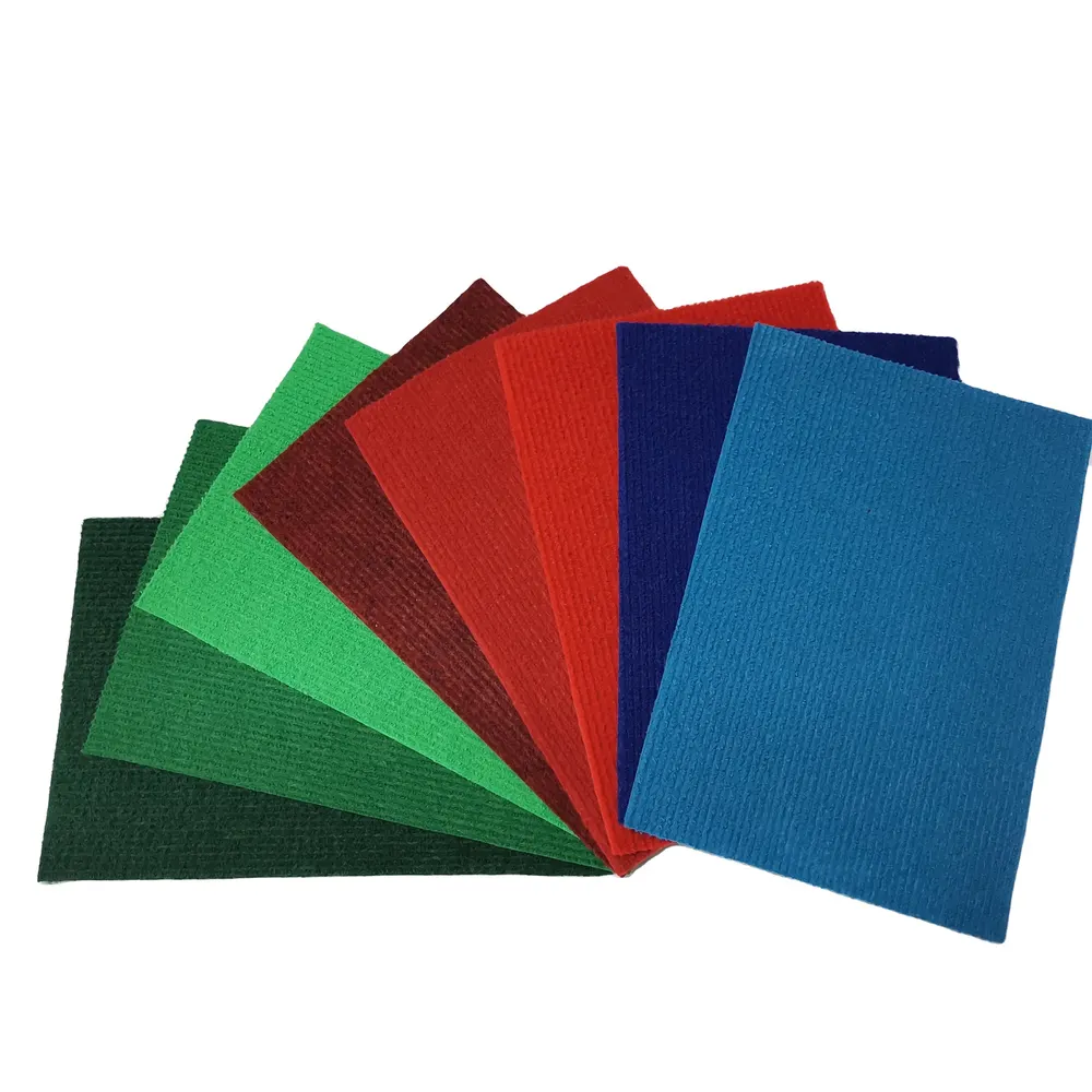 Ribbed Polyester Exhibition And Event Carpet 2-6mm Thick