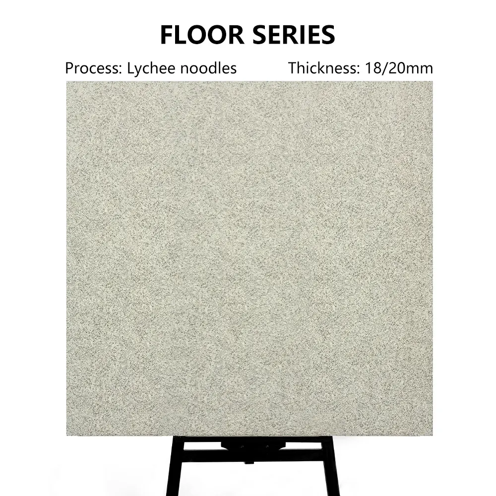 Non-Slip Stone-Look Porcelain Outdoor Tile 600x600x20mm