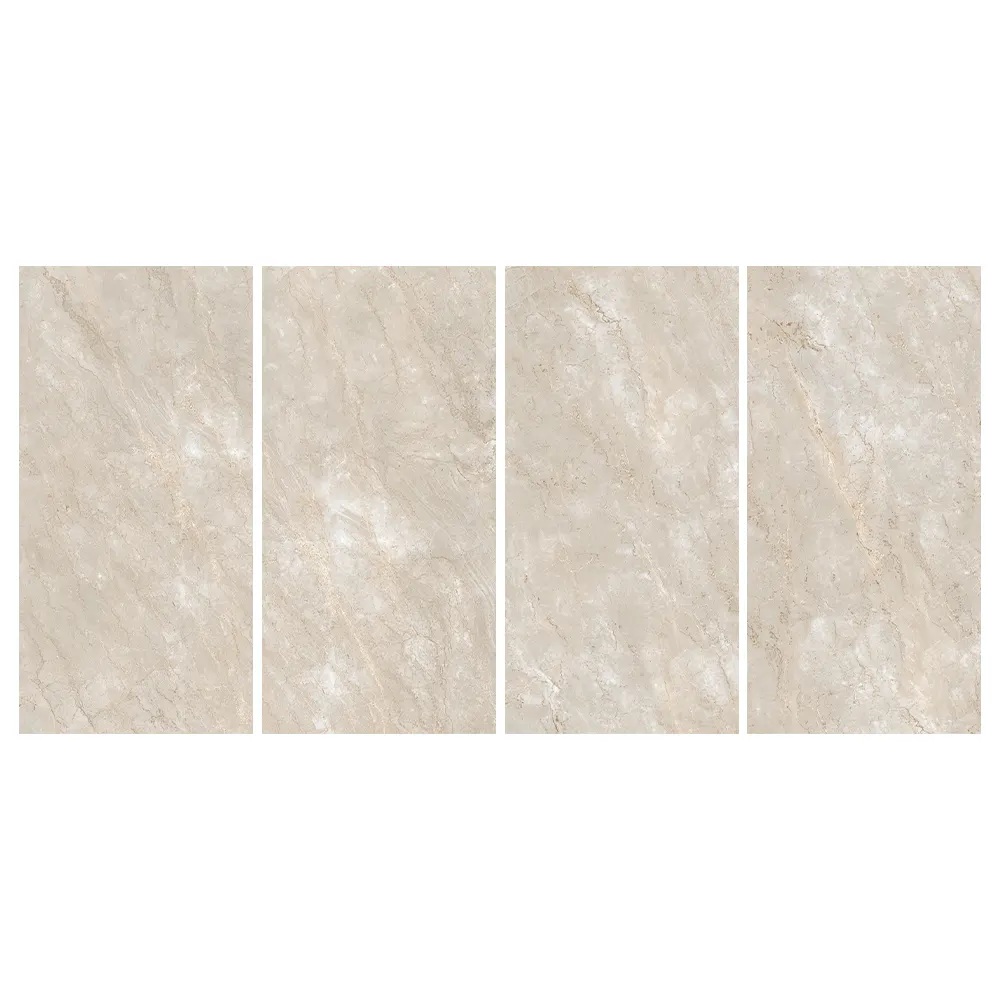 Marble-Look Polished Porcelain Wall And Floor Tile 750x1500mm
