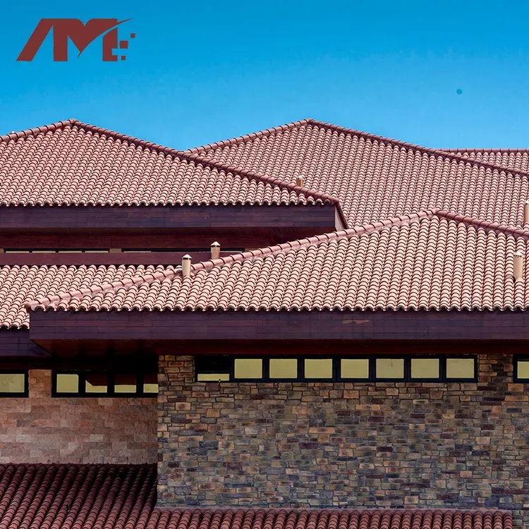 Stone-Coated Clay Roof Tile For Exterior Roofing