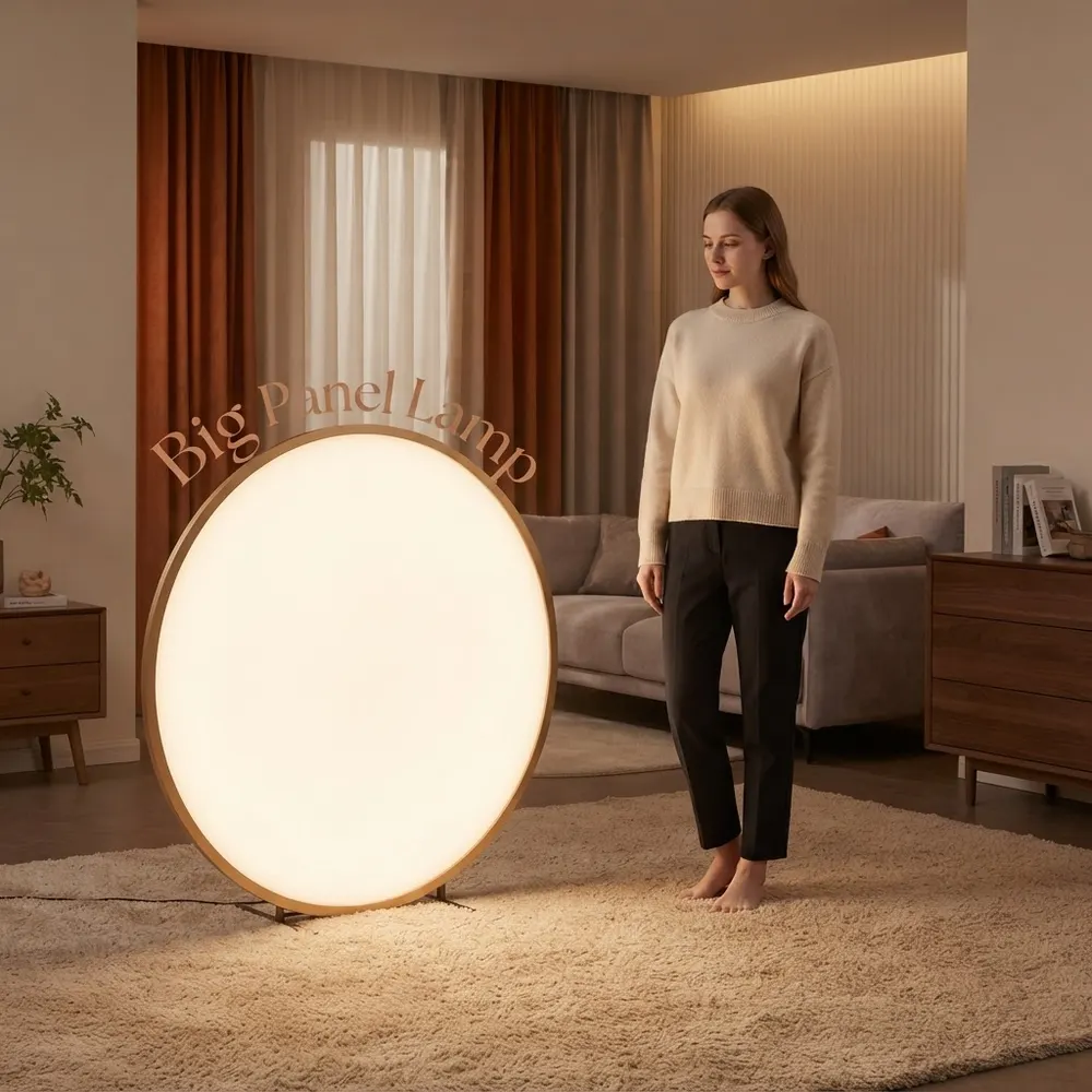 Slim Surface-Mounted Round LED Panel Light 30-96W product sample