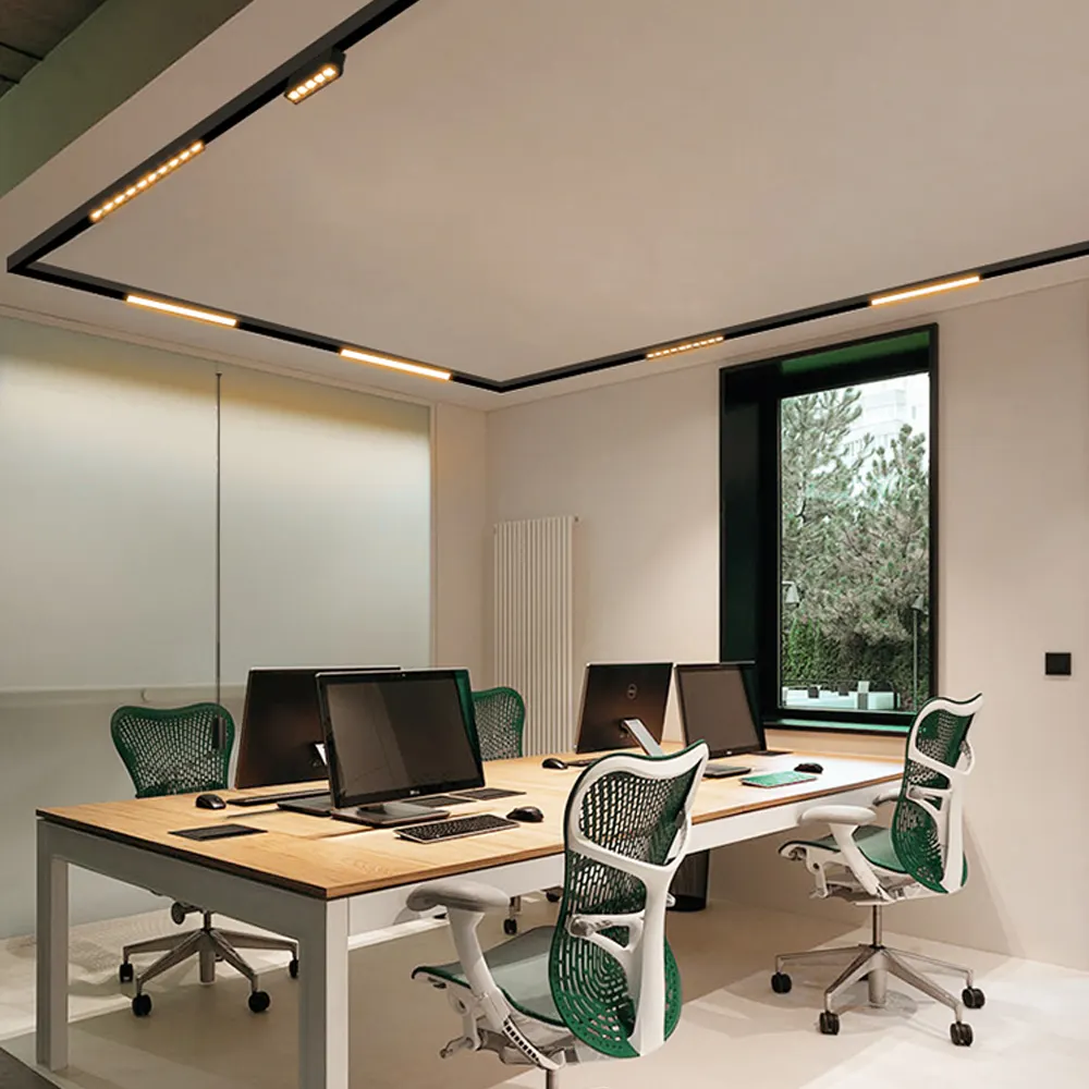 Aluminum Magnetic LED Track Lighting System 220V